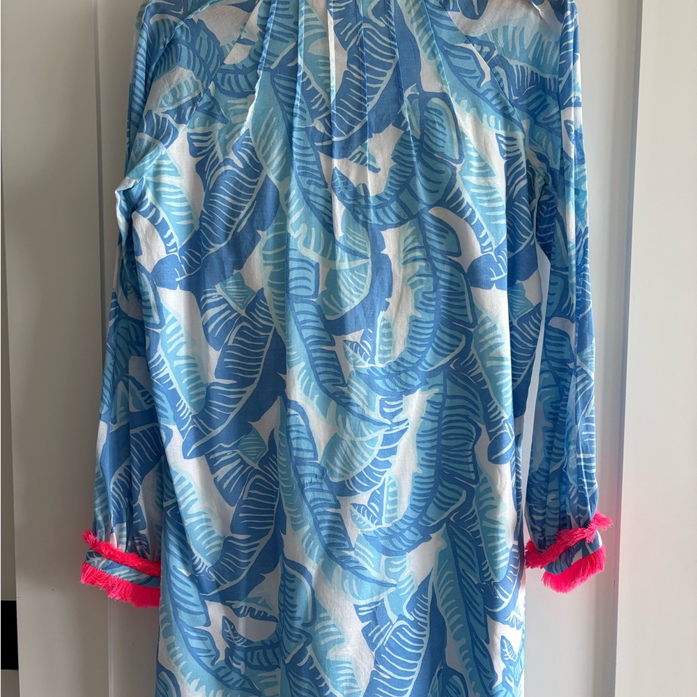 SAIL TO SABLE SIZE SMALL BEAUTIFUL TROPICAL DESIGN DRESS - Picture 6 of 6